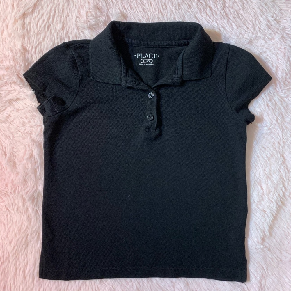 Preschool School Uniform Black Polo Shirts - Picture 10 of 15
